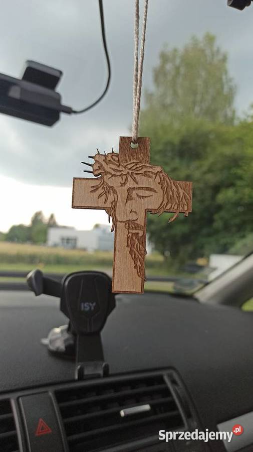 Drewniana Zawieszka do Auta Prezent z Grawerem Puławy sprzedam