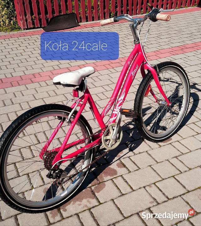 Rowerek górski Aluminiowy koła 24cale Rowerki Lubień sprzedam