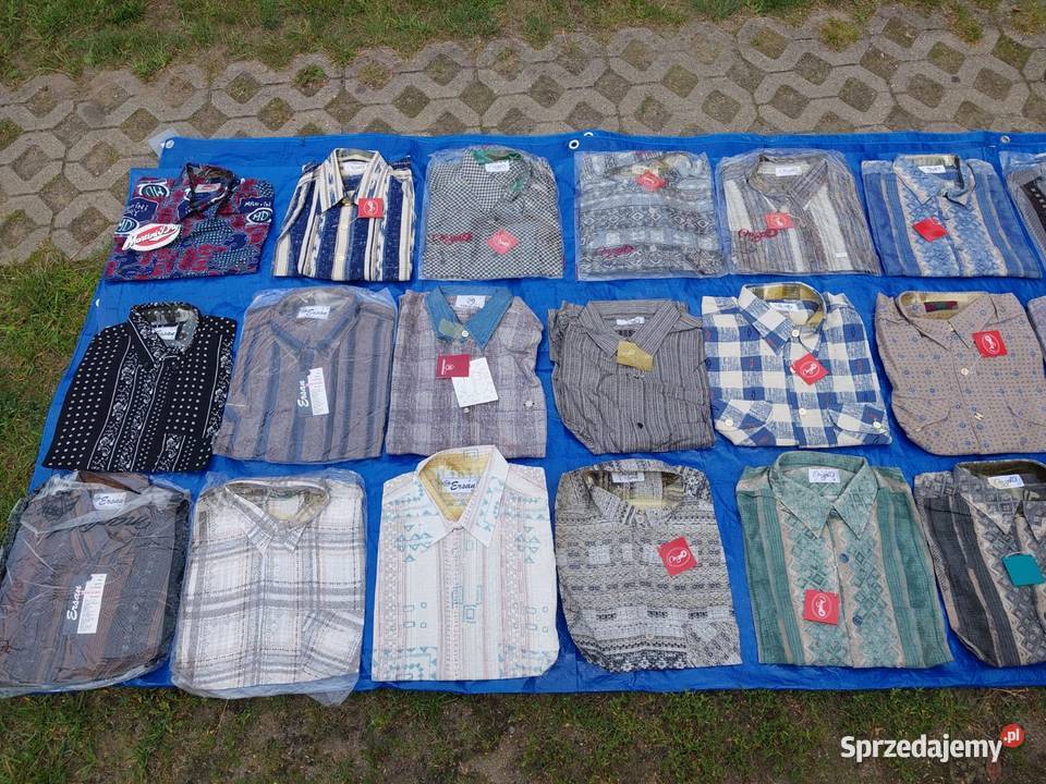 Koszule męskie długi i krótki rękaw 250sztuk
