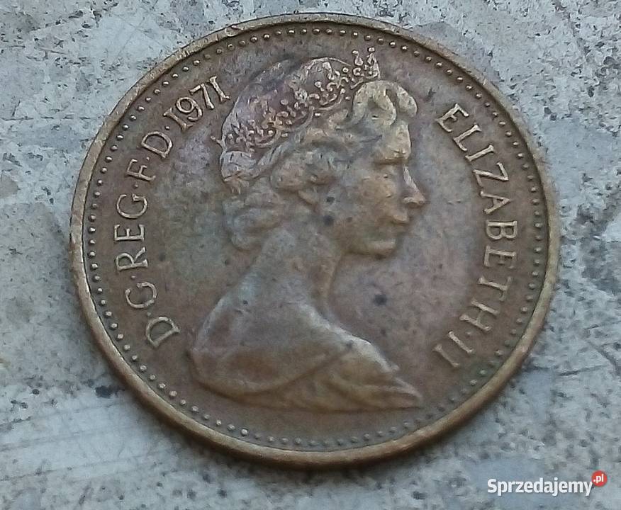 WIELKA BRYTANIA MEW PENNY1971 r Numizmatyka Legionowo