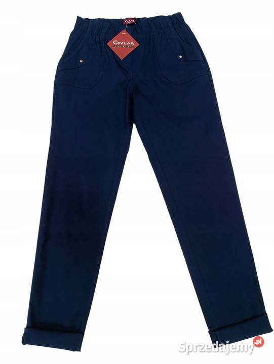 Spodnie damskie 34 bengalina elastyczna 40