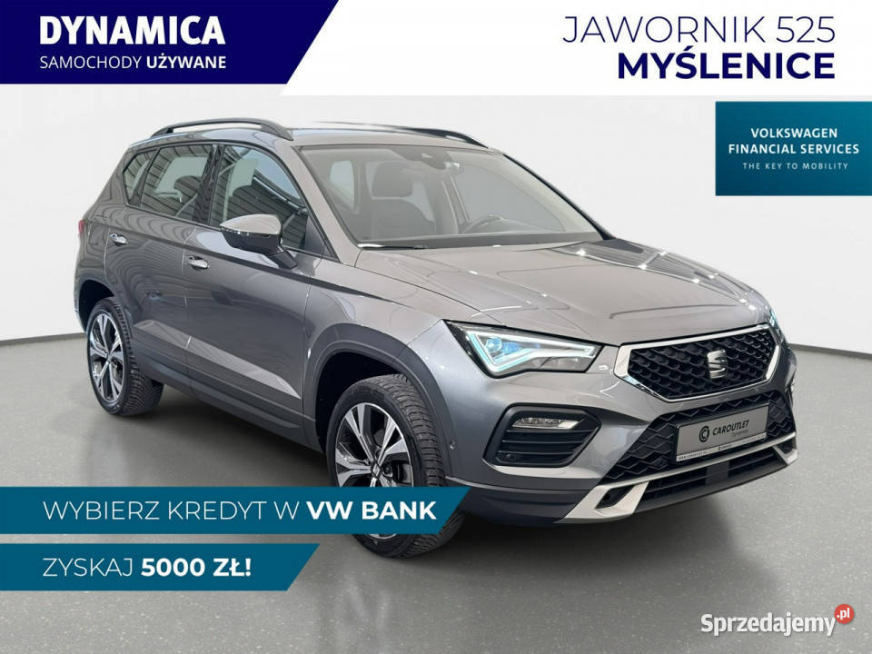 Seat Ateca VAT 23 Style 15TSI 150 DSG 2024 r komputer pokładowy