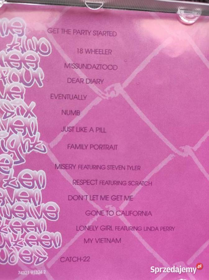 Missundaztood Pink kolekcjonerska płyta cd Kielce