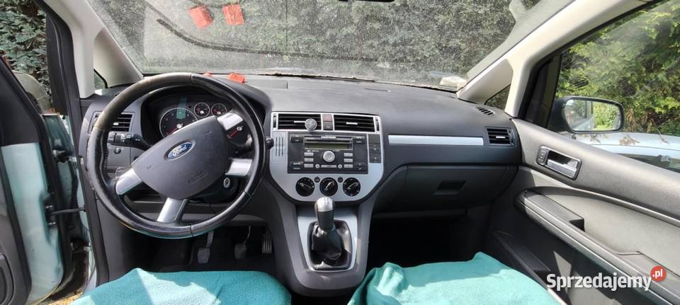 Ford C 16 benzyna klima aktualne OC uszkodzony kupiony w Polsce C-MAX Warszawa sprzedam