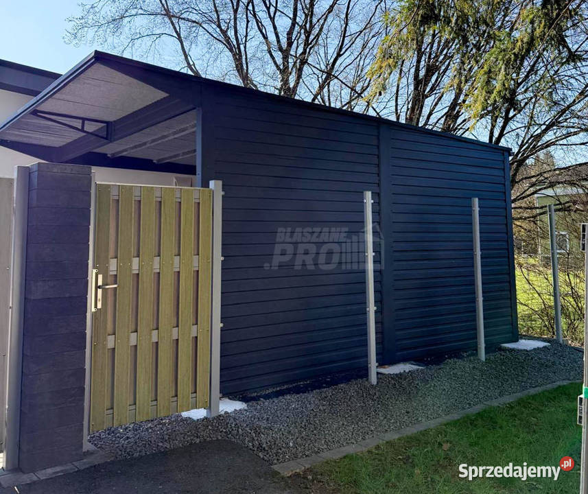 Carport Wiata samochodowa CarPort 45 m antractyt blacha kujawsko-pomorskie Żnin sprzedam