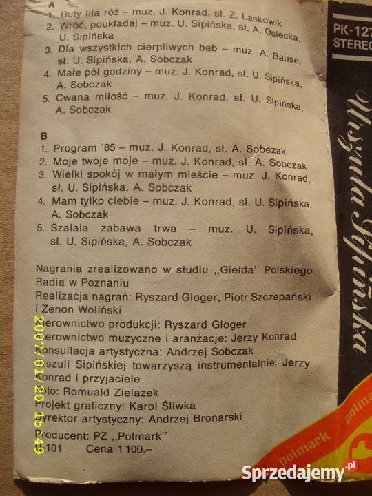 Ballada POP URSZULA SIPINSKA3 kasety kaseta