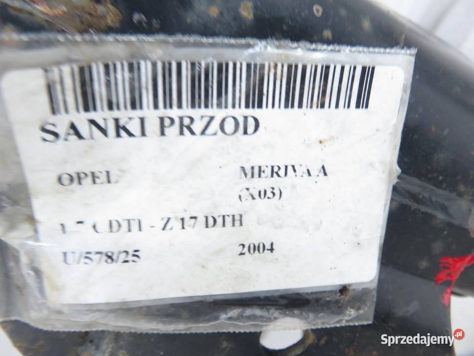 SANKI PRZÓD OPEL MERIVA A X03 17 CDTI 100 Z 17