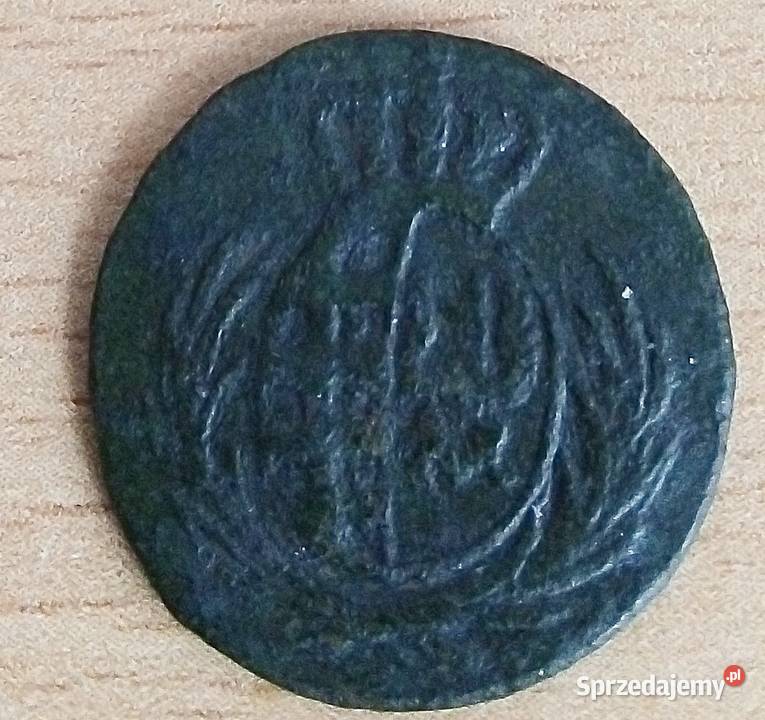 KSIĘSTWO WARSZAWSKIE 1 GROSZ 1814 r IB MIEDZ