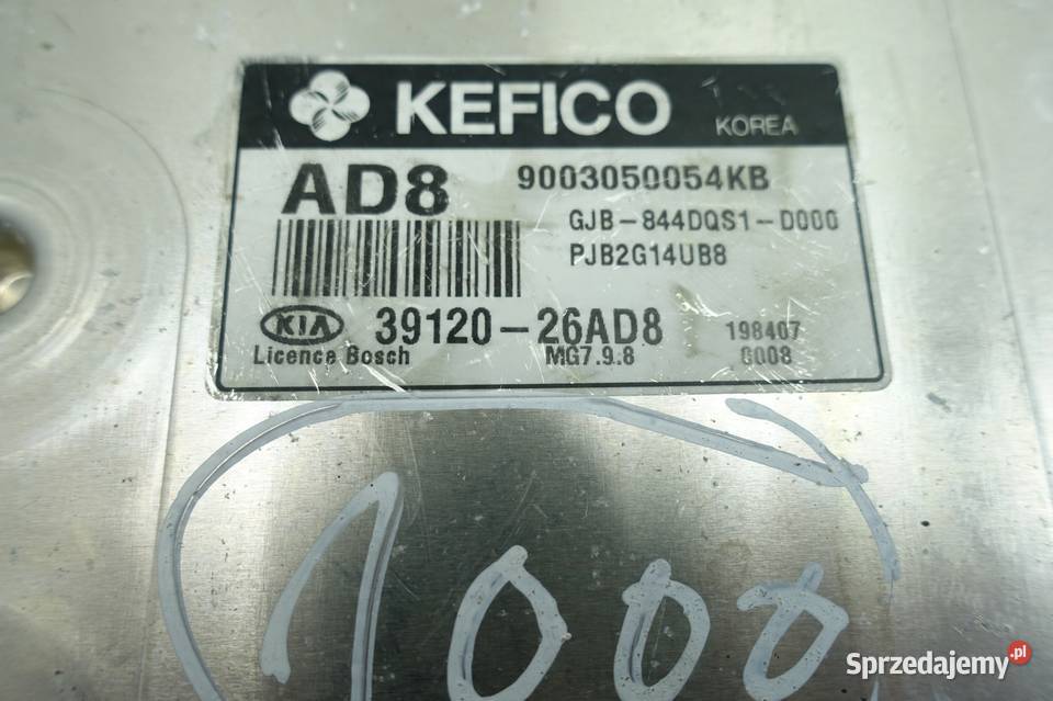 Hyundai Kia KOMPUTER SILNIKA moduł 3912026AD8 osobowe