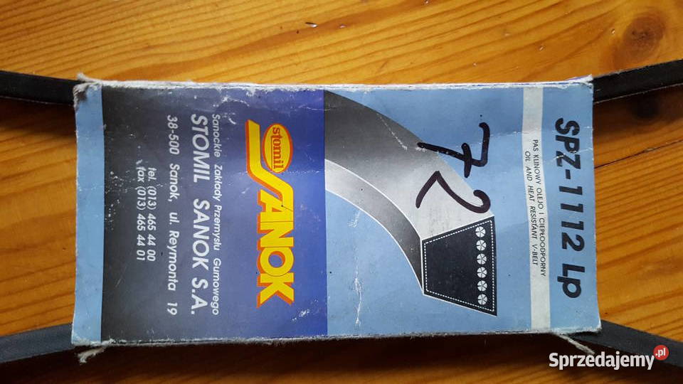 Pasek klinowy do pralki HZ670 Lp SPZ1112 Lp sprzedam