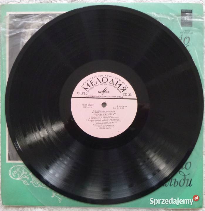 Płyta winylowa LP Antonio Vivaldi Gloria klasyczna Warszawa