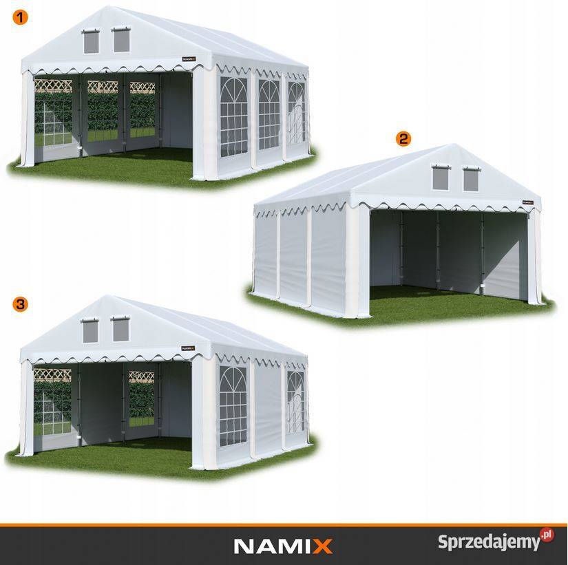 Namiot COMFORT 4x8 imprezowy handlowy altana PVC Jabłonna