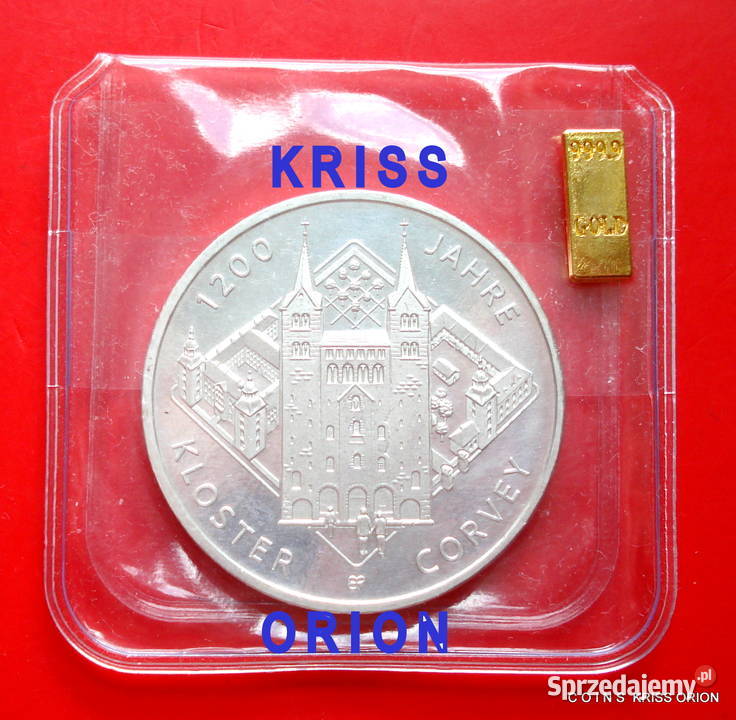 20 Euro 2022 r F NIEMCY Closter Corvey Ag925 śląskie Katowice sprzedam