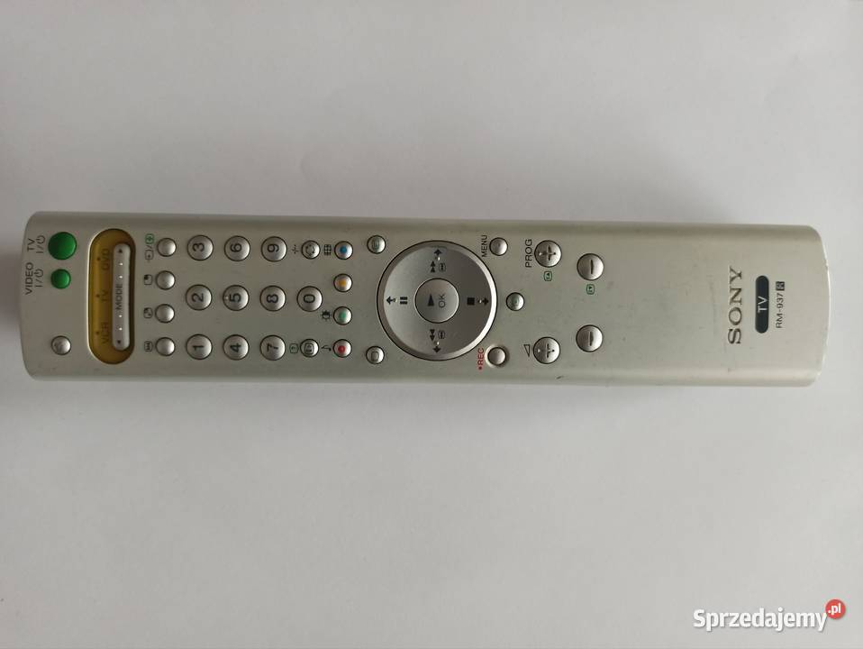 Oryginalny pilot Sony RM-937 do TV/VCR/DVD