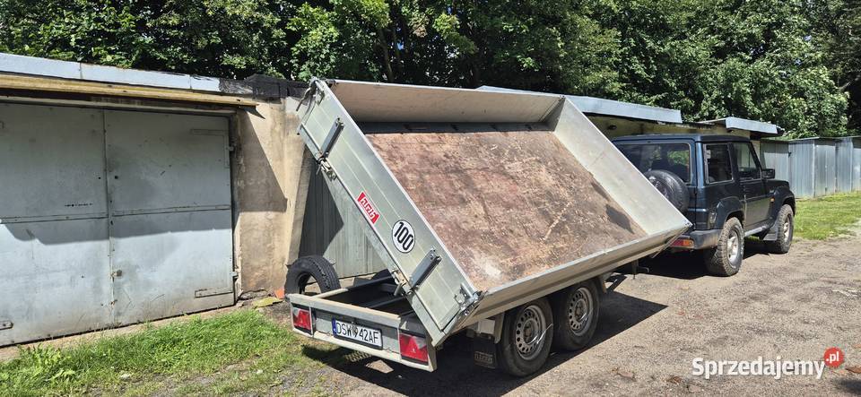 Przyczepa Hirth 3 stronny kiper elektryczny DMC Świdnica