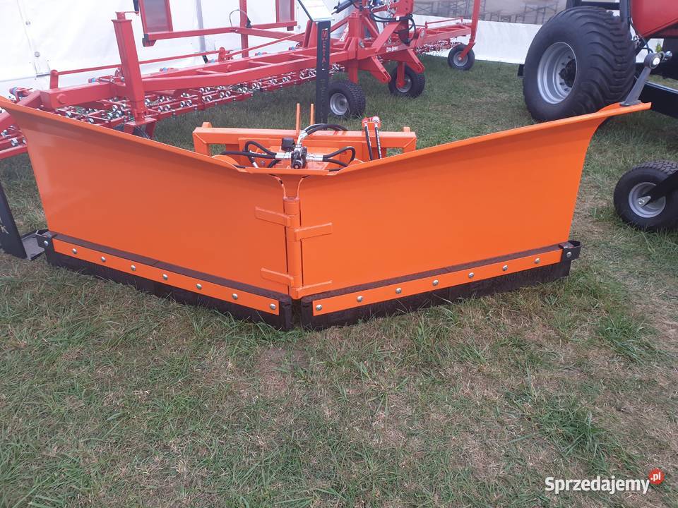 Duży mocny pług do śniegu do tura strzałka Metal małopolskie Czarny Dunajec