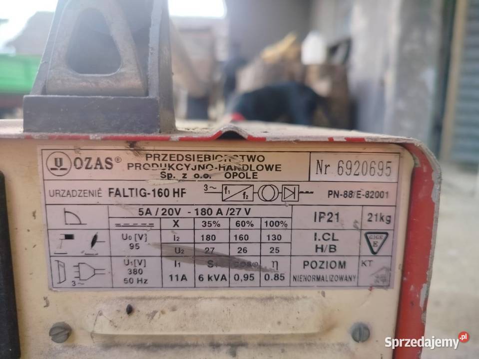 Tig ozas faltig 160hf świętokrzyskie Kijany