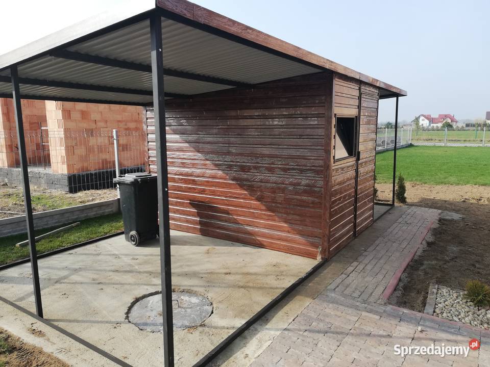 Garaż Blaszany z zadaszeniem Wiata Zadaszenie zachodniopomorskie Szczecinek