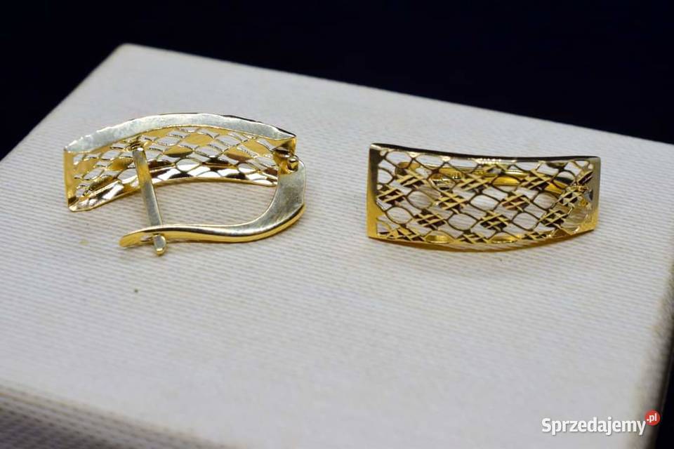 ZŁOTE KOLCZYKI Kolczyki Zegarki i Biżuteria Kołobrzeg
