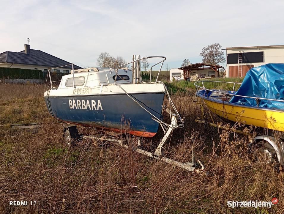 łódź boot Jachcik zaglowy motorowy 55m Żeglarstwo