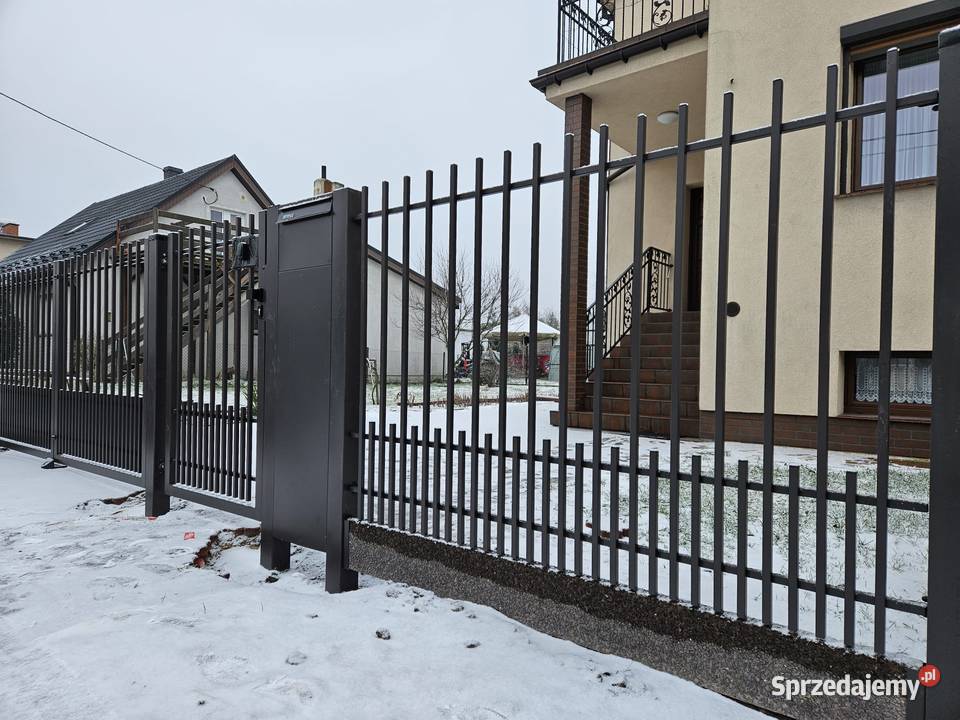 Brama przesuwna 400x120 QUEEN ogrodzenia bramy Kalisz