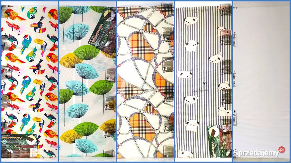 Materac 12060 kokos pianka wzory Nowe Wyprzedaż Koszalin sprzedam