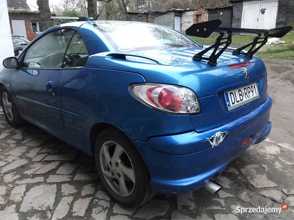Peugeot 206 cc pocisk niebieski Wrocław
