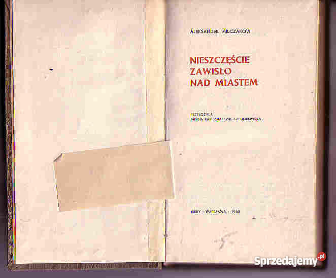 3711 NIESZCZĘŚCIE ZAWISŁO MIASTEM ALEKSANDER MIL