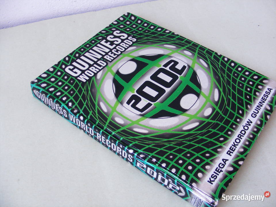 Księga rekordów Guinnessa 2002 twarda dolnośląskie sprzedam