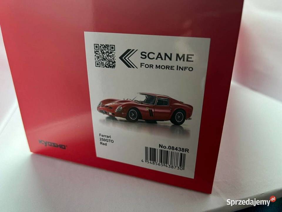 118 Kyosho 1962 Ferrari 250 GTO Czerwony podlaskie Suwałki sprzedam