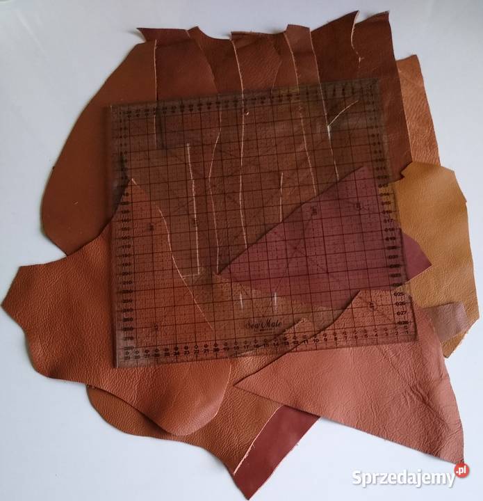 Skóra 383 g Licowa Włoska średnie i małe kawałki pomorskie Gdańsk