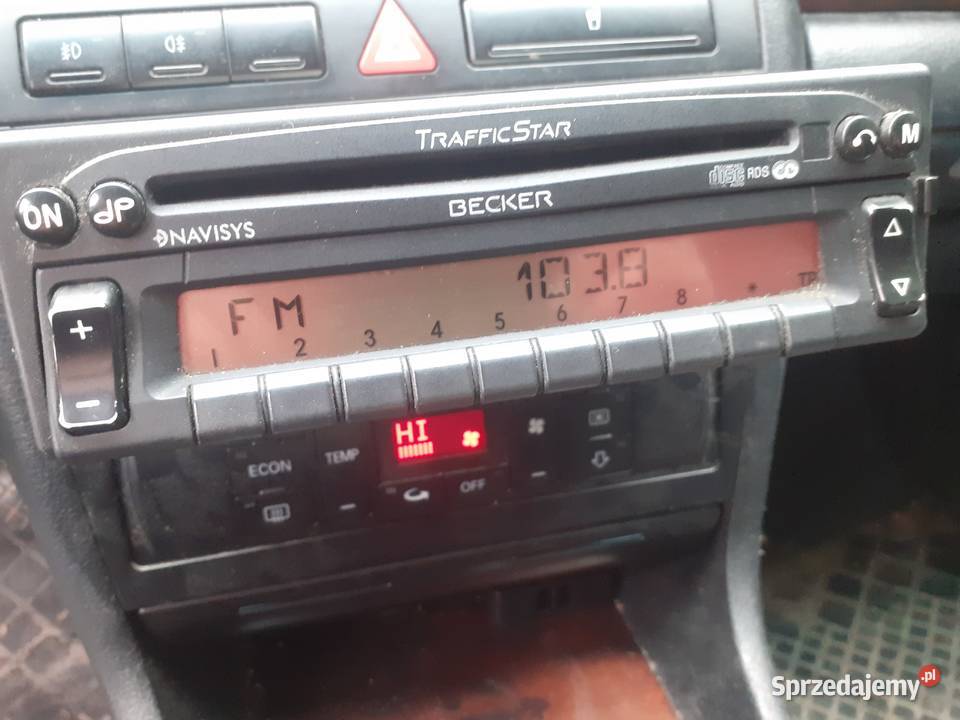 Radio Becker TRAFFICSTAR do Mercedesa Mercedes Bolesławiec