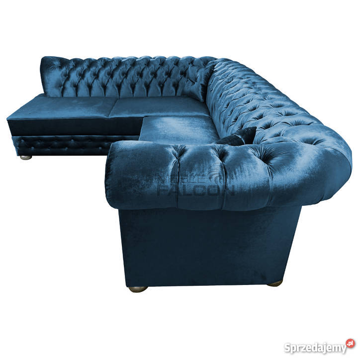 Pikowany narożnik Chesterfield Classic Comfort mazowieckie Warszawa