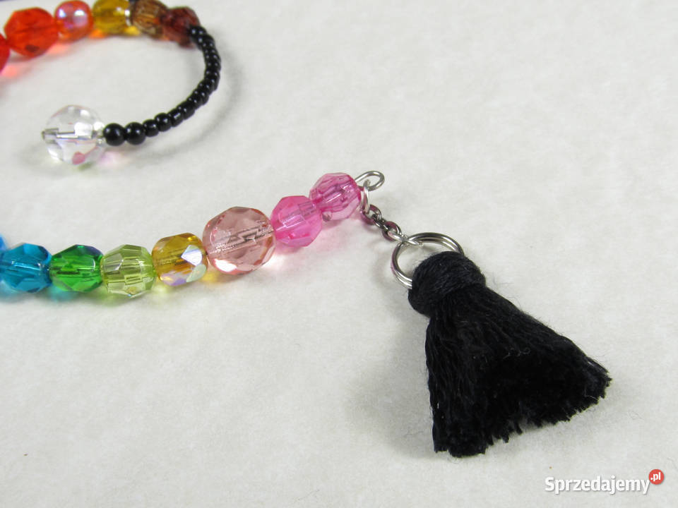 Kolczyki tęczowe czerwony niebieski czarny Katowice sprzedam