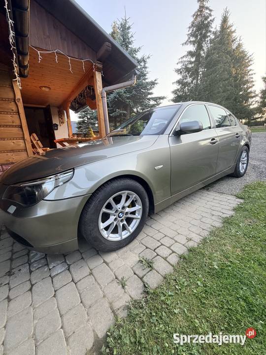 BMW E60 25 BENZYNA LPG AUTOMAT 2004 Krasna