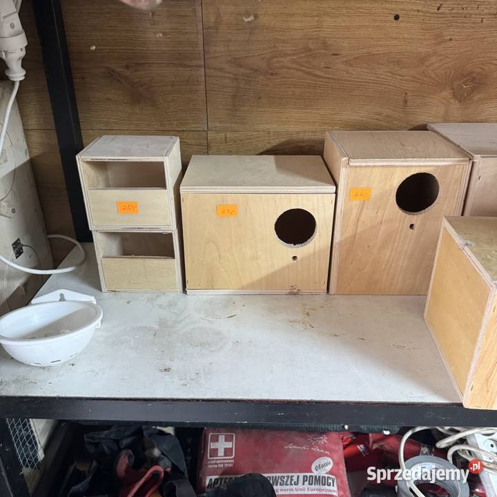 Budki lęgowe i transportówki Pawłowice sprzedam