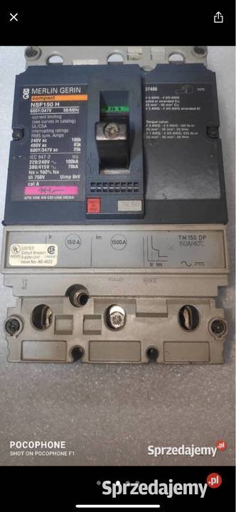 WYŁĄCZNIK KOMPAKTOWY Merlin Gerin NSF 150 H Gliwice