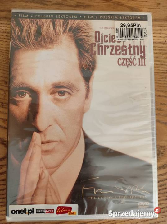 dvd film ojciec chrzestny trylogia nowe folia De Kielce