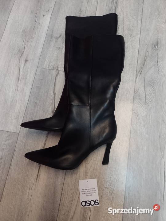 43 ASOS Design Ekskluzywne Czarne Kozaki