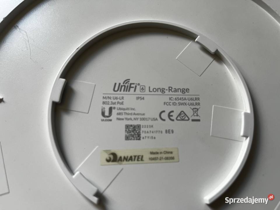 Ubiquiti U6LR Networks UniFi WiFi 6 LongRange Błażejowice sprzedam