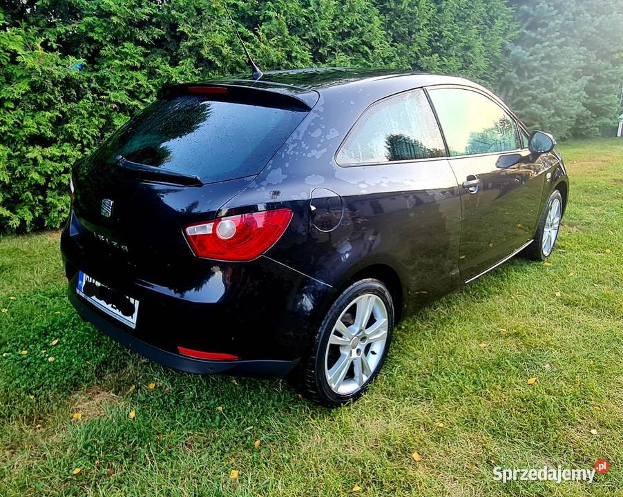 Seat Ibiza 19TDI 105 3d 55l6l spalanie czarna ABS mazowieckie Siedlce