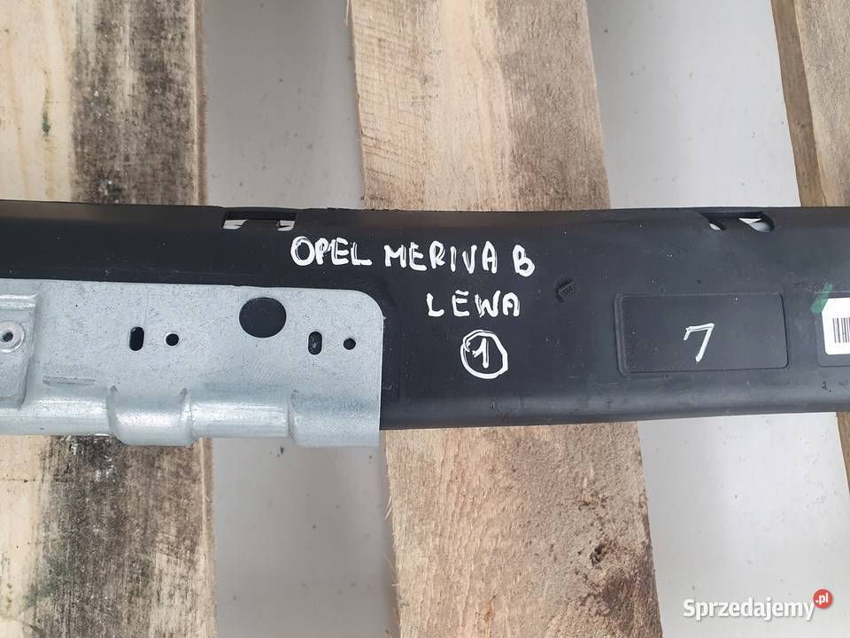 Opel Meriva B 1013r LEWA KURTYNA POWIETRZNA