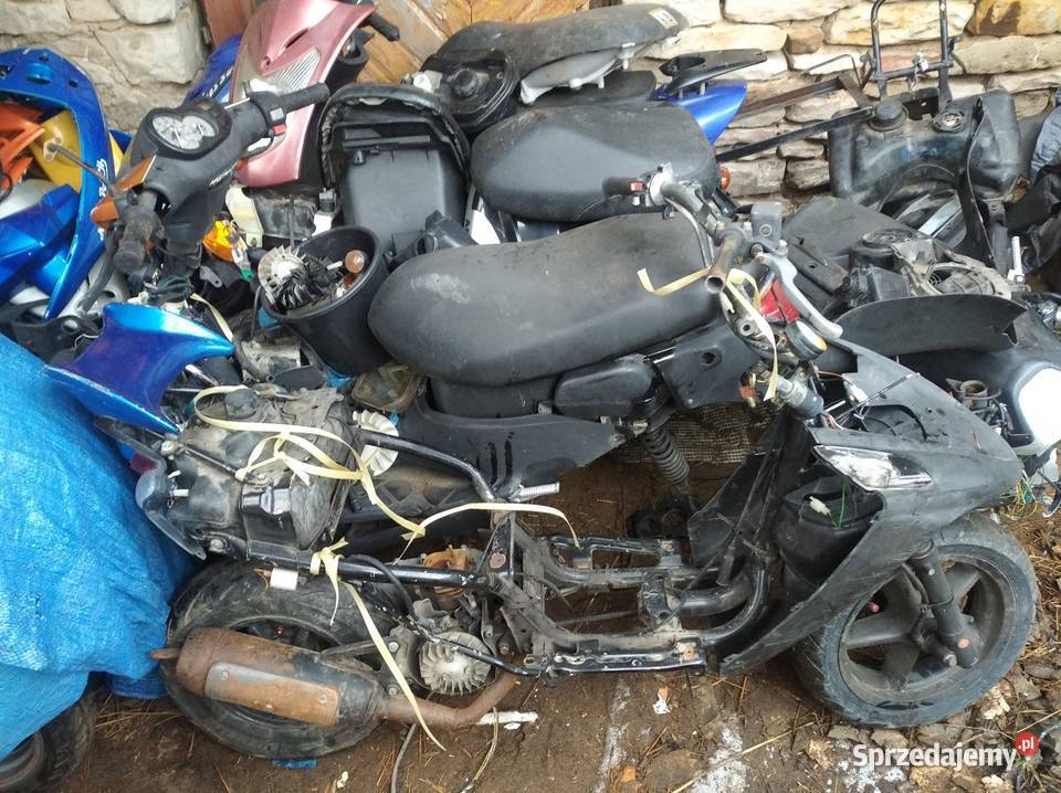 Sprzedam pakiet 5 skuterow bagażnik Pozostałe Solec