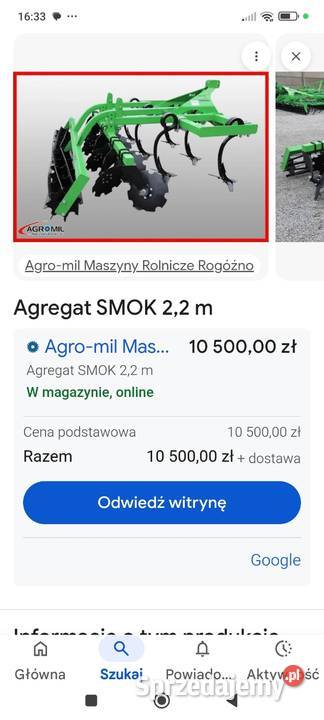 Agregat ścierniskowy Dziekan smok 22 m Smogorzówek