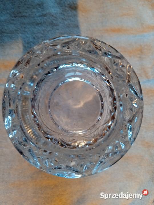 Duży wazon Bohemia wzór scenka rodzajowa retro wielkopolskie sprzedam