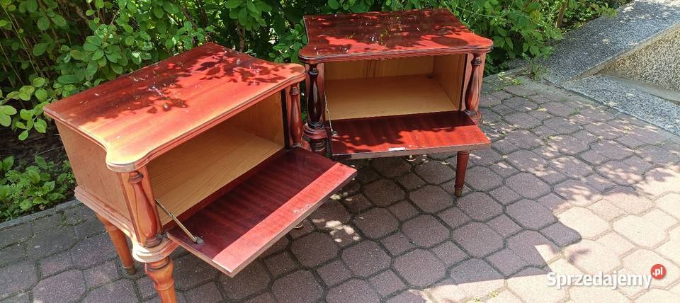 Piękne szafki nocne Vintage PRL Ludwikowskie Warszawa sprzedam