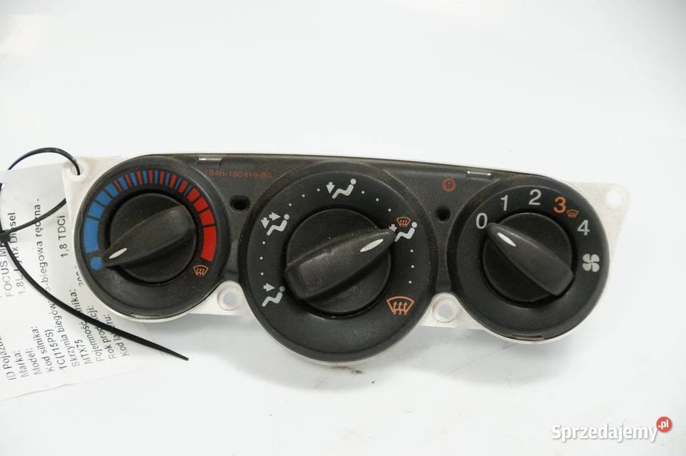 PANEL KLIMATYZACJI FORD FOCUS MK1 98AB18C419 Lipno