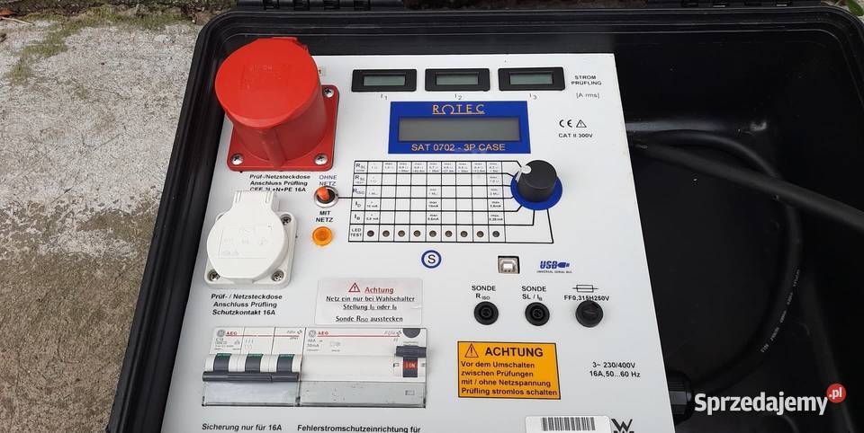 ROTEC SAT 07023PCASE tester urządzeń 1i3 sprzedam