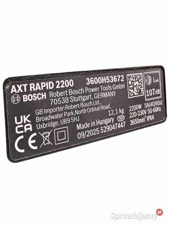 Elektryczny Rozdrabniacz do gałęzi Bosch RAPID Tarnów