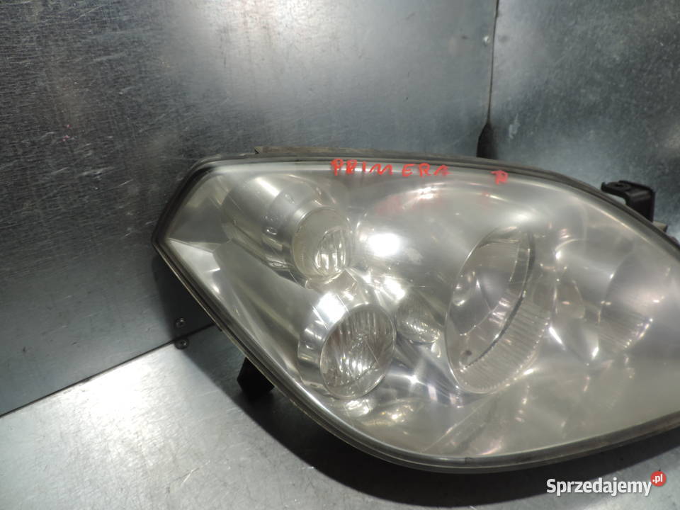 NISSAN PRIMERA P12 LAMPA PRAWY PRZÓD PRZEDNIA Lampy przednie Części samochodowe